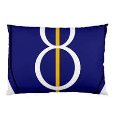 United States Army 8th Infantry Division Shoulder Sleeve Insignia Pillow Case (two Sides) by abbeyz71