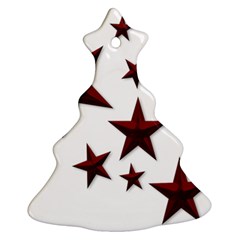 Free Stars Christmas Tree Ornament (two Sides) by Alisyart