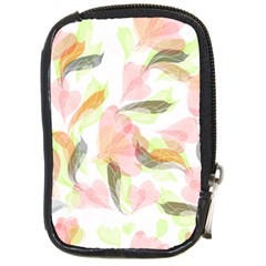 Flower Floral Compact Camera Leather Case by Alisyart