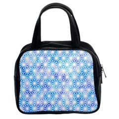 Hemp Pattern Blue Classic Handbag (two Sides) by Alisyart