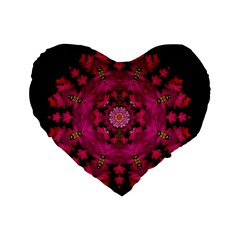The Star Above Everything Shining Clear And Bright Standard 16  Premium Flano Heart Shape Cushions