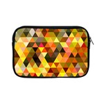 Abstract Geometric Triangles Shapes Apple iPad Mini Zipper Cases Front