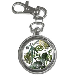 Botanical Illustration Palm Leaf Key Chain Watches by Mariart