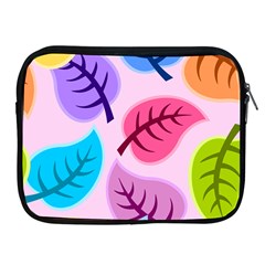Leaves Background Beautiful Apple Ipad 2/3/4 Zipper Cases by Mariart