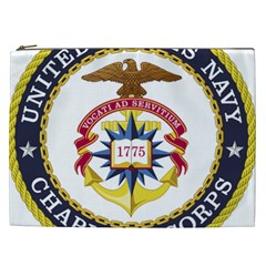Seal Of United States Navy Chaplain Corps Cosmetic Bag (xxl) by abbeyz71