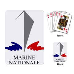 Logo Of French Navy Playing Cards Single Design by abbeyz71