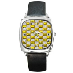 Pattern Desktop Square Wallpaper Square Metal Watch