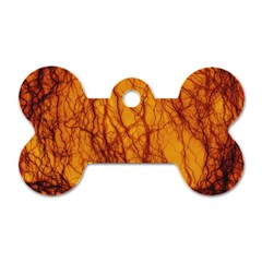 Lightning Internal Blood Vessel Dog Tag Bone (one Side)