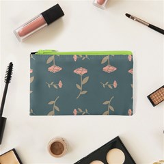 Florets In Grey Cosmetic Bag (xs)