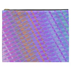 Diagonal Line Design Art Cosmetic Bag (xxxl)