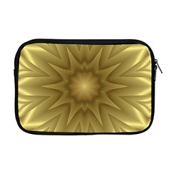 Background Pattern Golden Yellow Apple Macbook Pro 17  Zipper Case