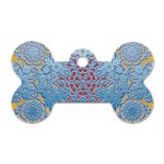 Pattern Background Pattern Dog Tag Bone (One Side) Front