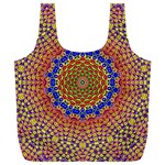 Tile Background Image Ornament Full Print Recycle Bag (XL) Back