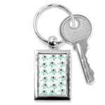 Squidward In Repose pattern Key Chains (Rectangle)  Front