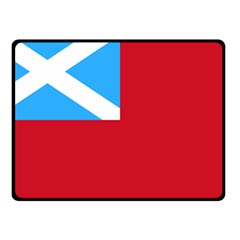Scottish Red Ensign, Middle Ages-1707 Fleece Blanket (small) by abbeyz71