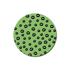 Totoro - Soot Sprites Pattern Rubber Coaster (round) 