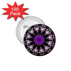 Kaleidoscope Round Circle Geometry 1 75  Buttons (100 Pack) 