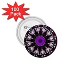 Kaleidoscope Round Circle Geometry 1.75  Buttons (100 pack)  Front