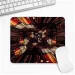 Library Tunnel Books Stacks Large Mousepads Front