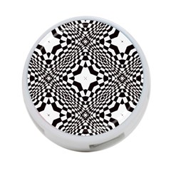 Tile Repeating Pattern Texture 4-port Usb Hub (one Side)