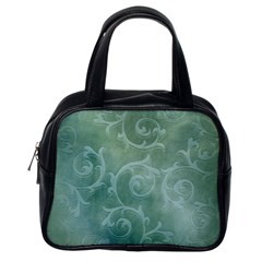 Background Green Structure Texture Classic Handbag (one Side) by Alisyart