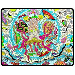 Supersonic Octopus Fleece Blanket (medium) 