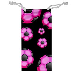 Wallpaper Ball Pattern Pink Jewelry Bag by Alisyart