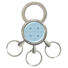 Ornamental Blue 3-ring Key Chains by snowwhitegirl