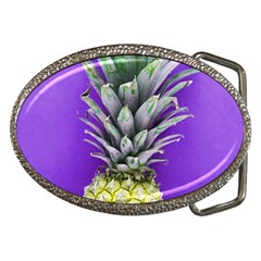 Pineapple Purple Belt Buckles by snowwhitegirl