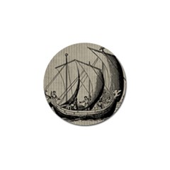 Vintage Ship Golf Ball Marker (10 Pack)