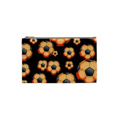 Wallpaper Ball Pattern Orange Cosmetic Bag (small) by Alisyart