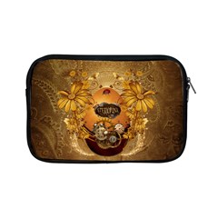 Awesome Steampunk Easter Egg With Flowers, Clocks And Gears Apple Ipad Mini Zipper Cases by FantasyWorld7