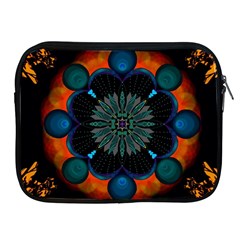 Ornament Fractal Pattern Background Apple Ipad 2/3/4 Zipper Cases