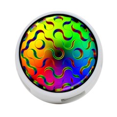 Ball Sphere Digital Art Fractals 4-port Usb Hub (two Sides)