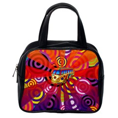 Boho Hippie Bus Classic Handbag (one Side) by lucia