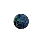 City Night Landmark 1  Mini Buttons Front
