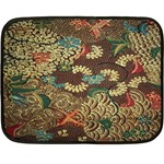Colorful The Beautiful Of Art Indonesian Batik Pattern Fleece Blanket (Mini) 35 x27  Blanket