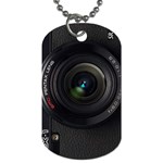 Vintage Camera Digital Dog Tag (Two Sides) Front