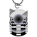Glass Illustration Technology Dog Tag (Two Sides) Front