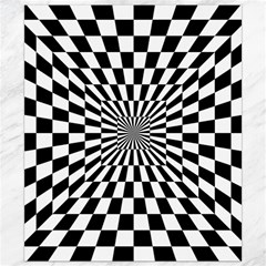 Optical Illusion Chessboard Tunnel Canvas 8  X 10 