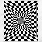 Optical Illusion Chessboard Tunnel Canvas 8  x 10  8.15 x9.66  Canvas - 1