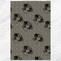 Awesome Steampunk Horse With Wings, Wonderful Pattern Canvas 12  X 18 