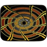The Background Wallpaper Invoice Fleece Blanket (Mini) 35 x27  Blanket