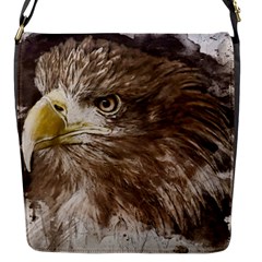 Sea Eagle Raptor Nature Predator Flap Closure Messenger Bag (s) by Pakrebo