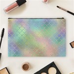 Pastel Mermaid Sparkles Cosmetic Bag (Large) Back