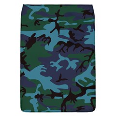 Camouflage Blue Removable Flap Cover (l) by snowwhitegirl