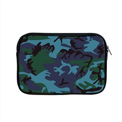 Camouflage Blue Apple Macbook Pro 15  Zipper Case by snowwhitegirl