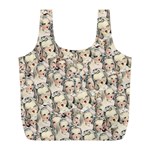 Vintage Singing Heads Full Print Recycle Bag (L) Front