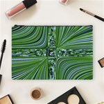 Electric Field Art VII Cosmetic Bag (Large) Front