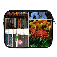 Floral Collage Apple Ipad 2/3/4 Zipper Cases by okhismakingart